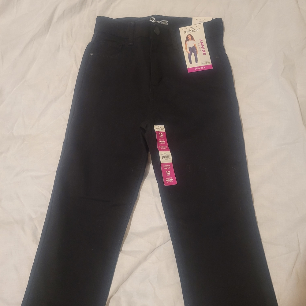Jordache Black High-Rise Skinny Jeans